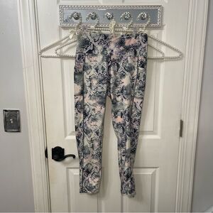 BALLY Snake Print Leggings